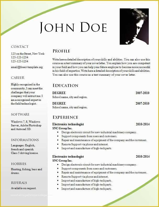 Attractive Resume Templates Free Download Of Free Resume Templates 695 