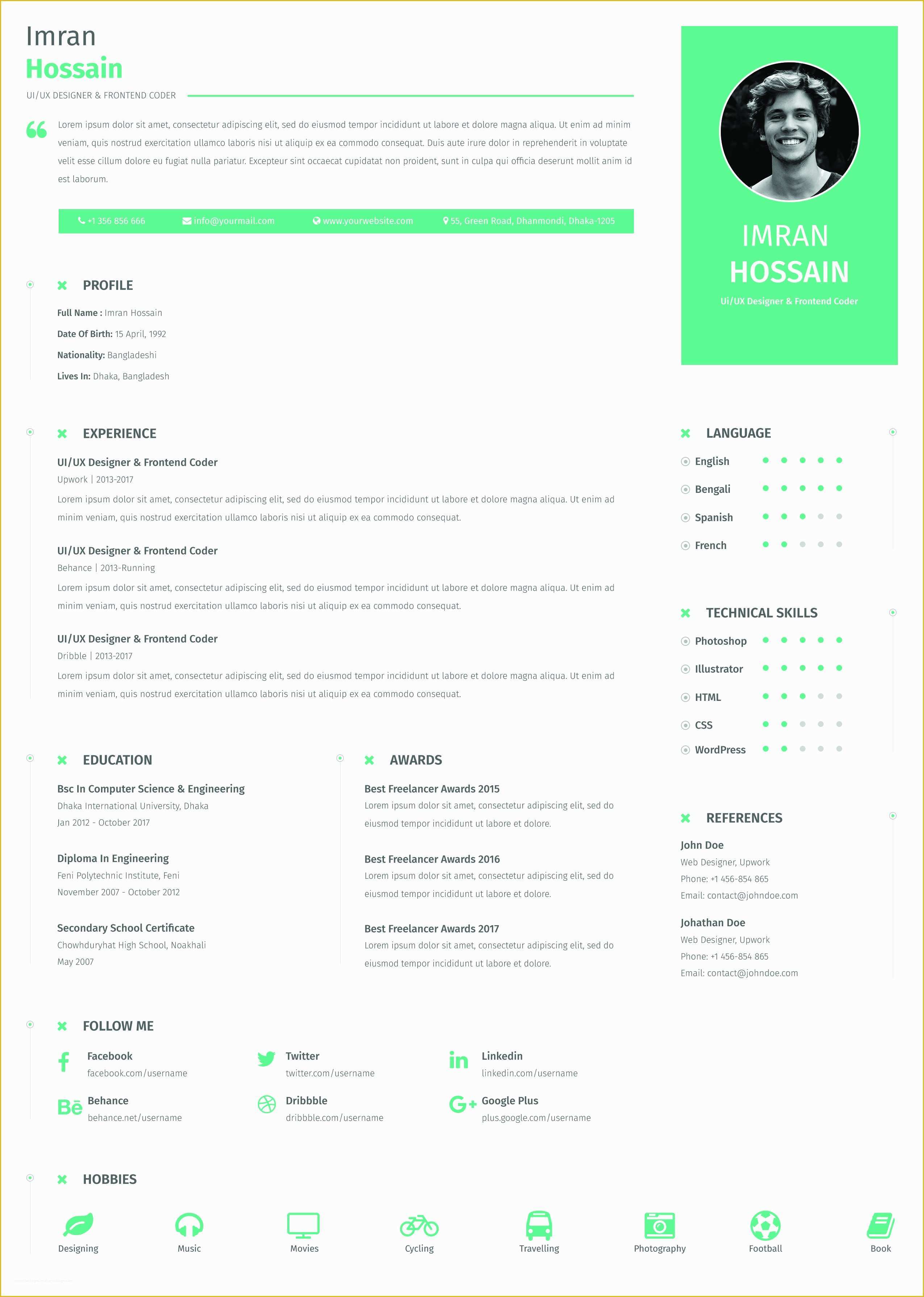 Attractive Resume Templates Free Download Of Resume Templates Free 