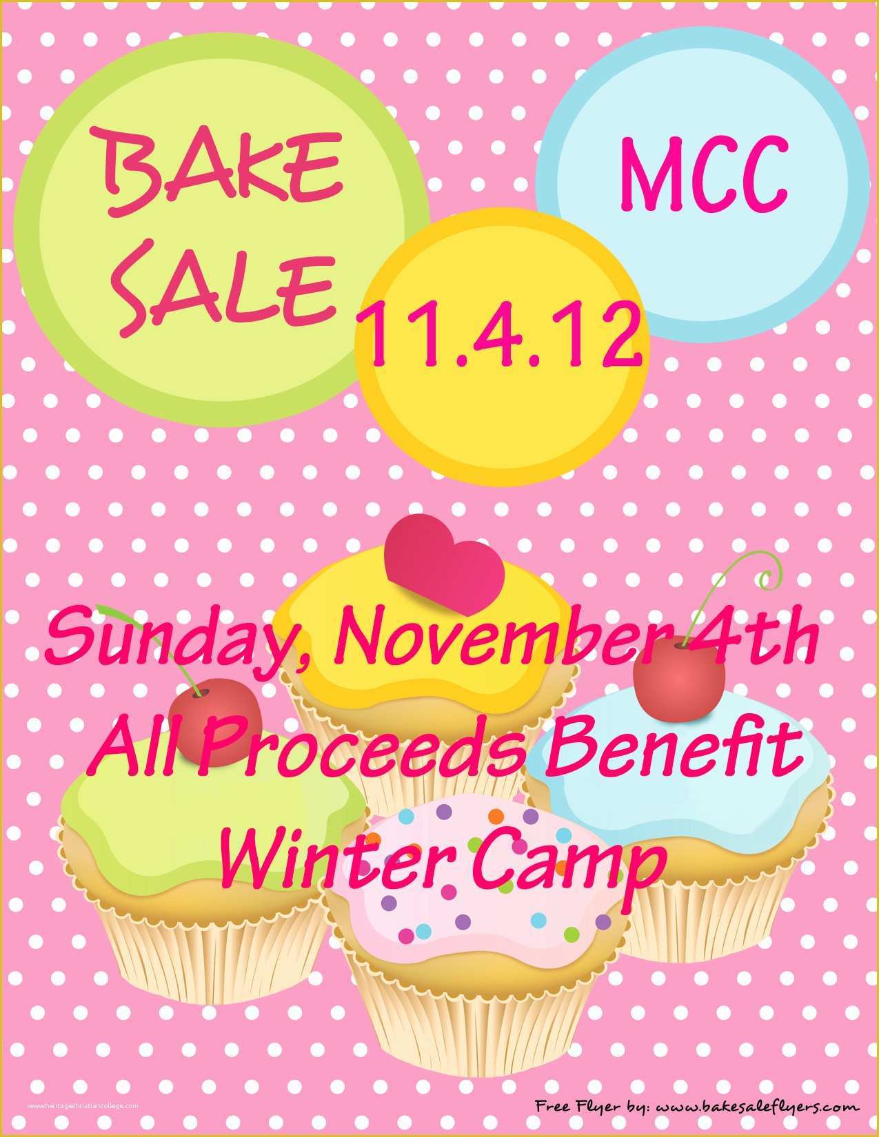 Bake Sale Flyer Template Free