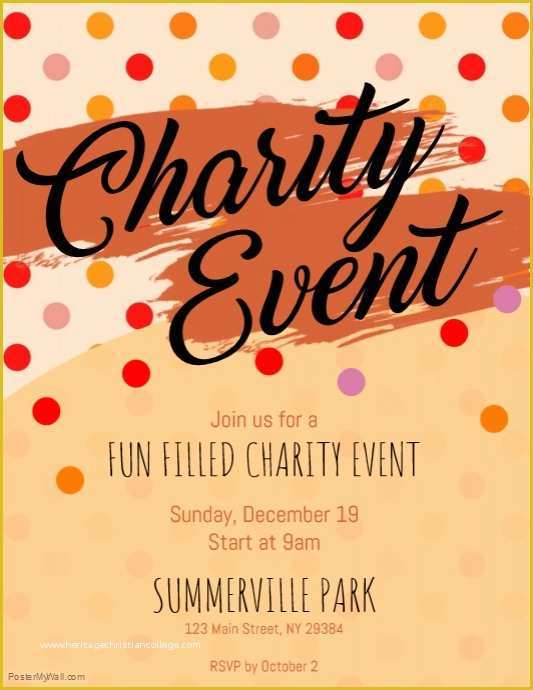 Charity event Flyer Templates Free Of Charity event Flyer Template
