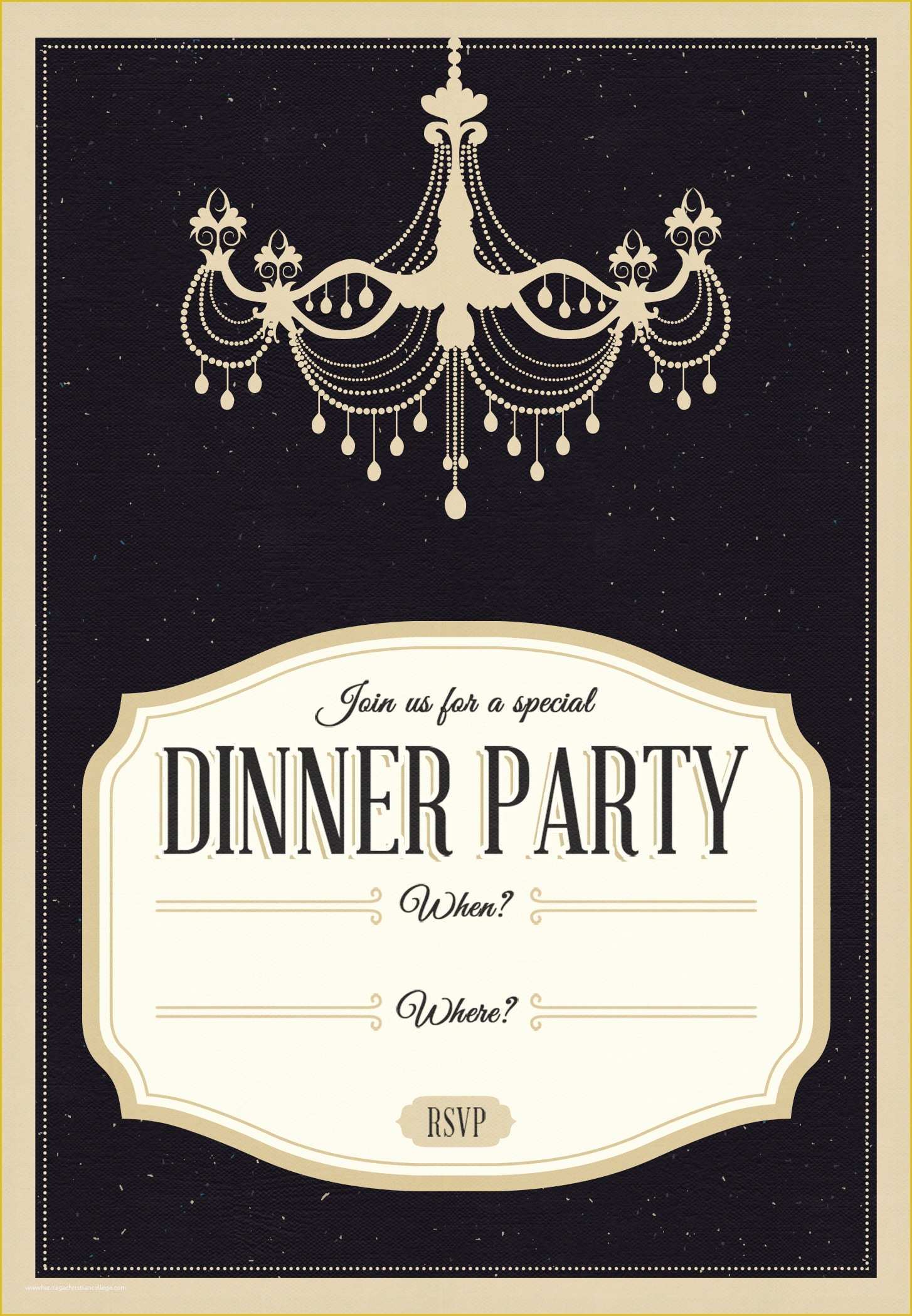 Dinner Invitation Templates Free Download Of Dinner Party Invitation 