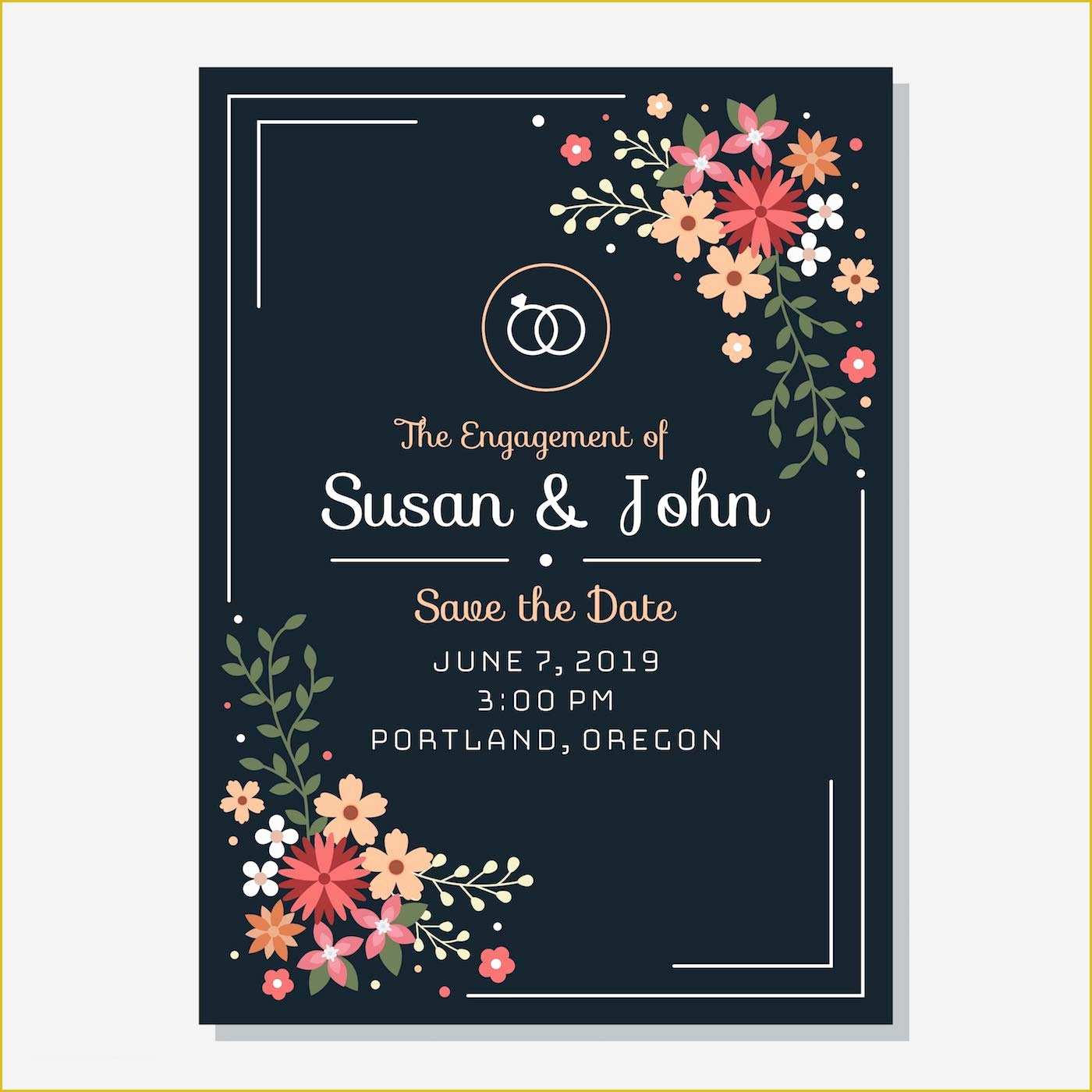 Engagement Invitation Templates Free Download Of Engagement Invitation 