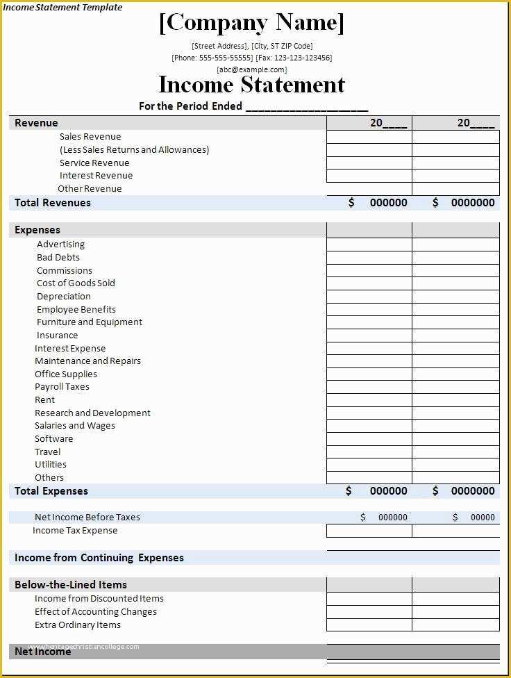 Financial Statement Excel Template Free Download Of Sba Personal 