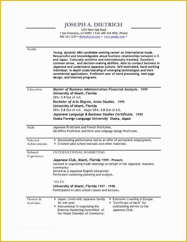 First Job Resume Template Free Of Free Resume Template Downloads 