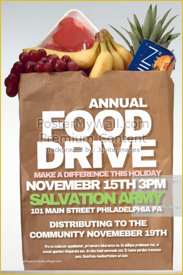 Free Can Food Drive Flyer Template Of 25 Food Drive Flyer Designs Psd 