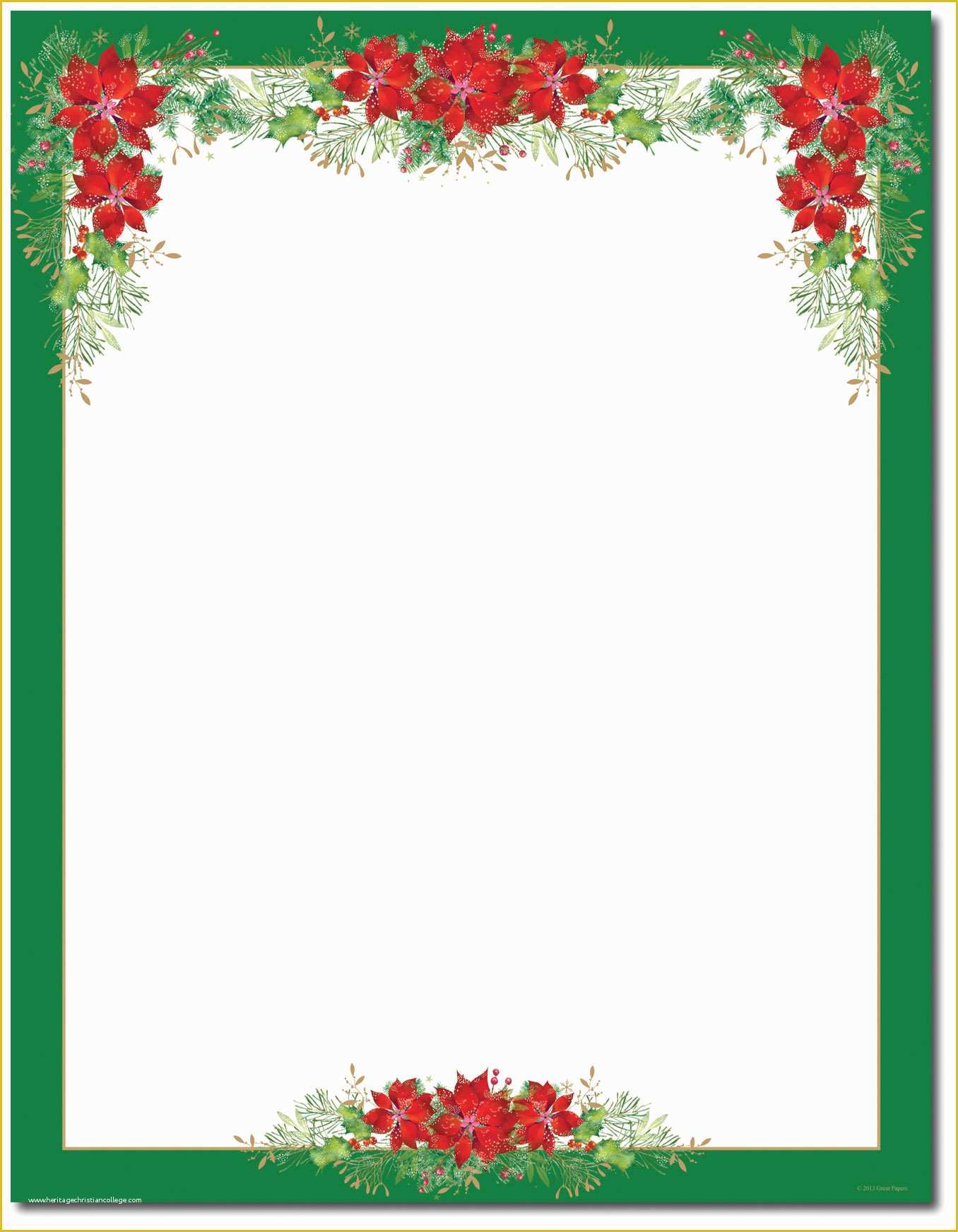 Free Christmas Border Templates Of 5 Best Of Printable Christian 