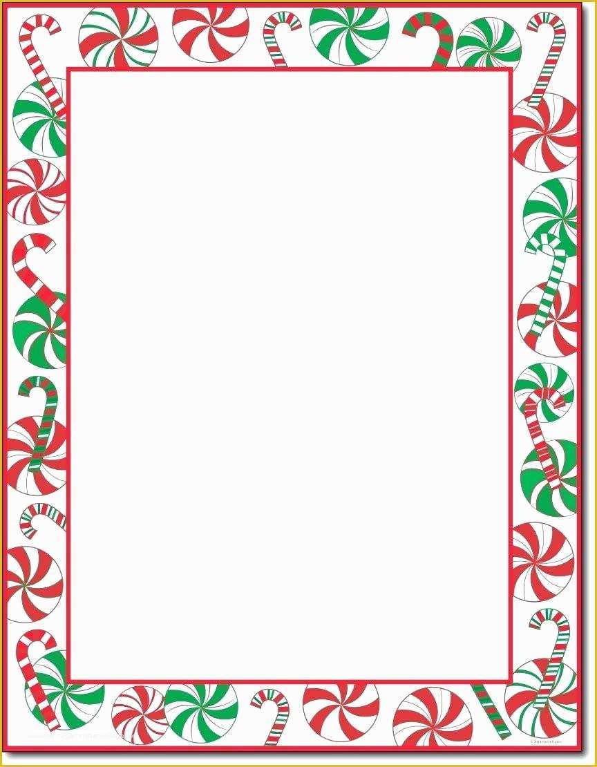Free Holiday Border Templates For Word Printable Templates