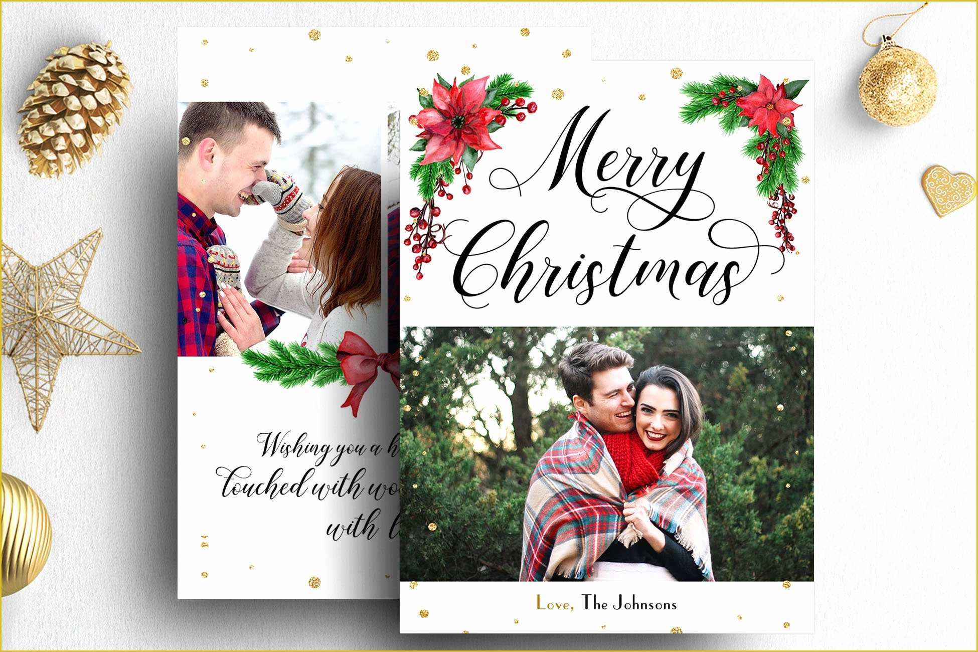 Free Christmas Card Templates For Photoshop Of 1000 Ideas About 