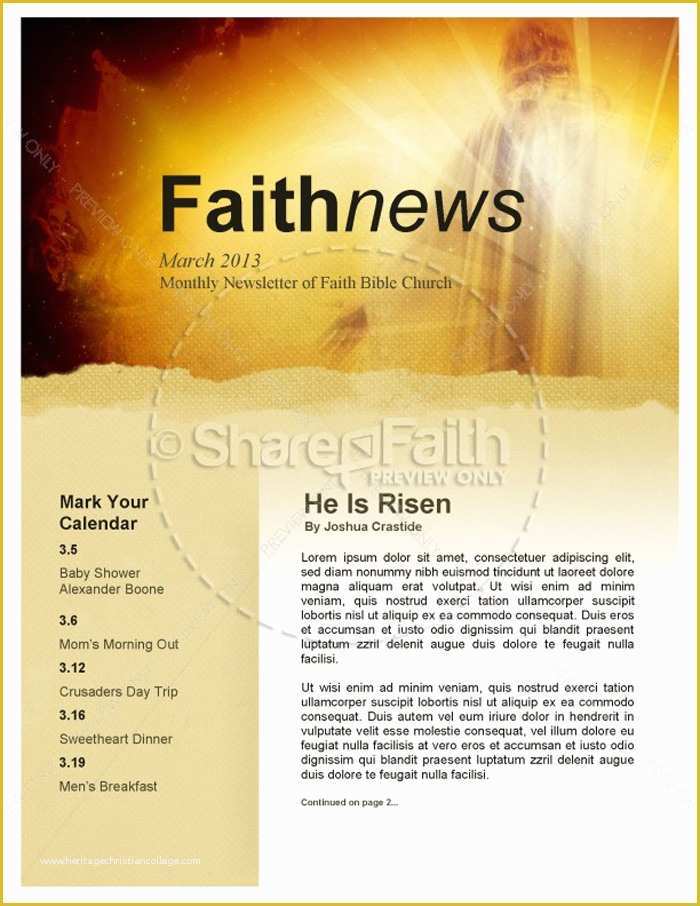 Free Church Templates Of 12 Church Bulletin Template Microsoft Word