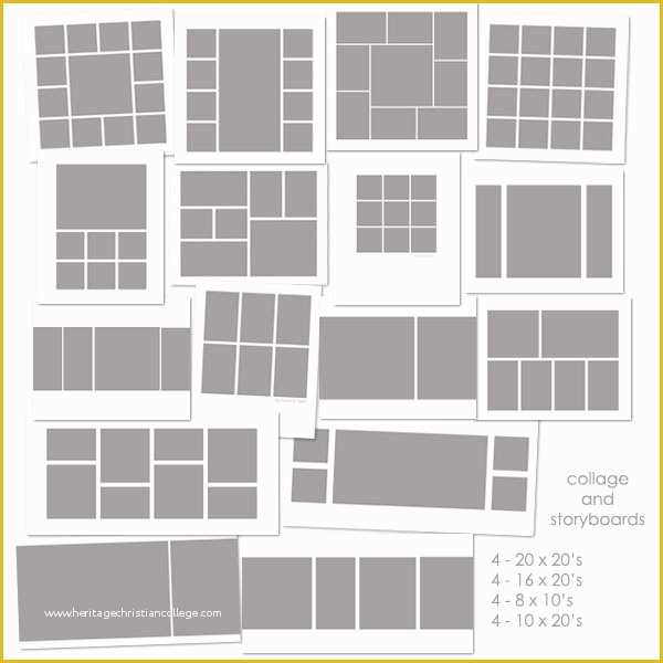 Printable Collage Templates