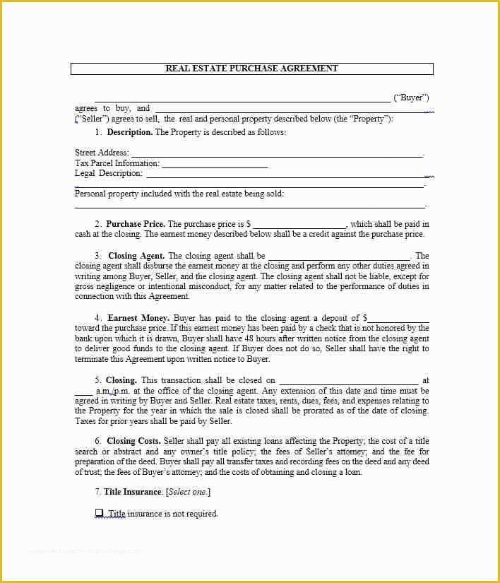 Free Contract For Deed Template Of How To Purchase A Home Contract For Deed