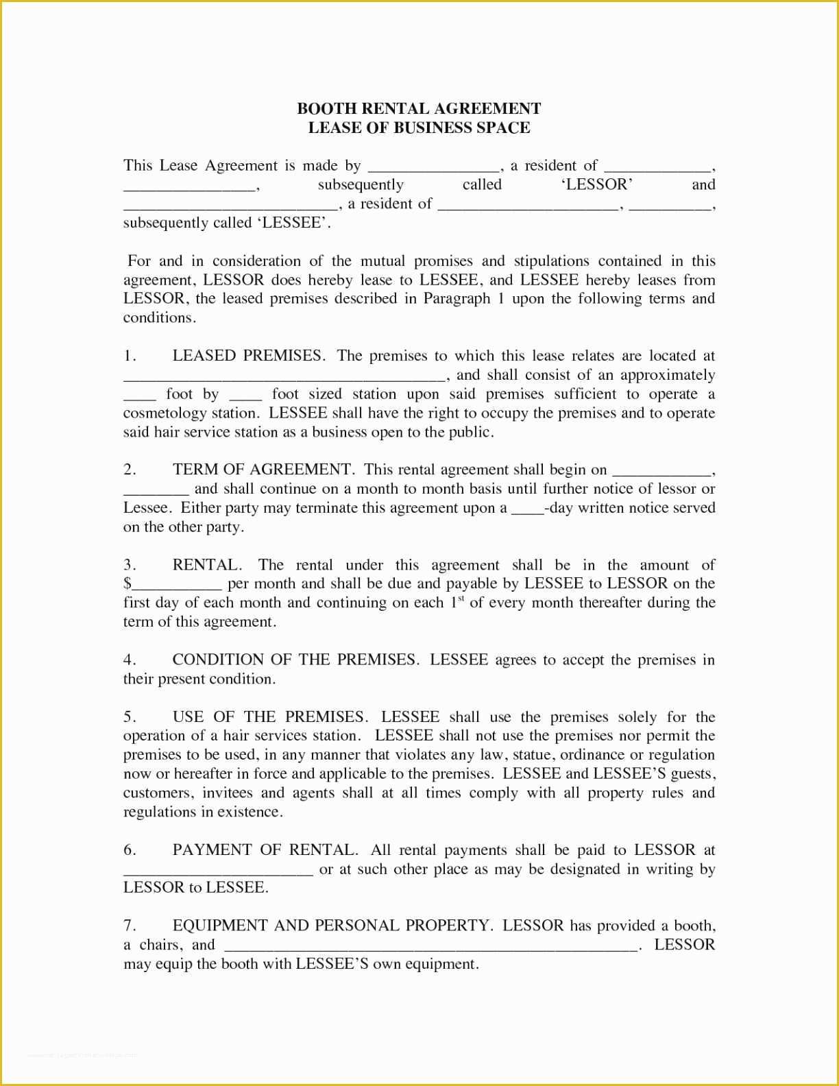 Free Contract For Deed Template Of Luxury Free Printable Contract For 