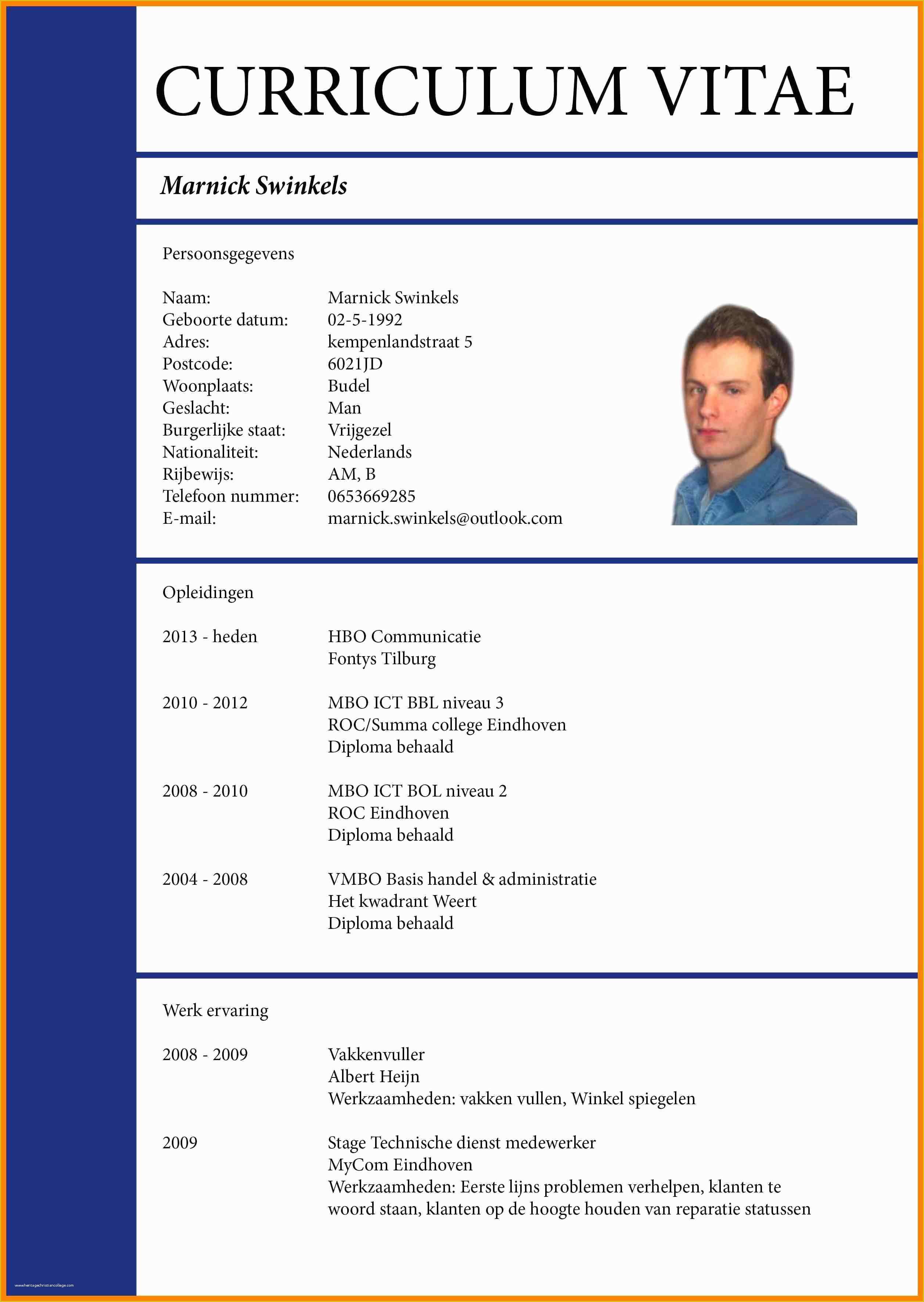 Download Template Cv Word Gratis Dadsmobility