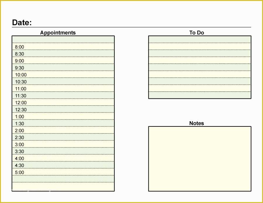 40 Printable Daily Planner Templates Free Template Lab Imagesee
