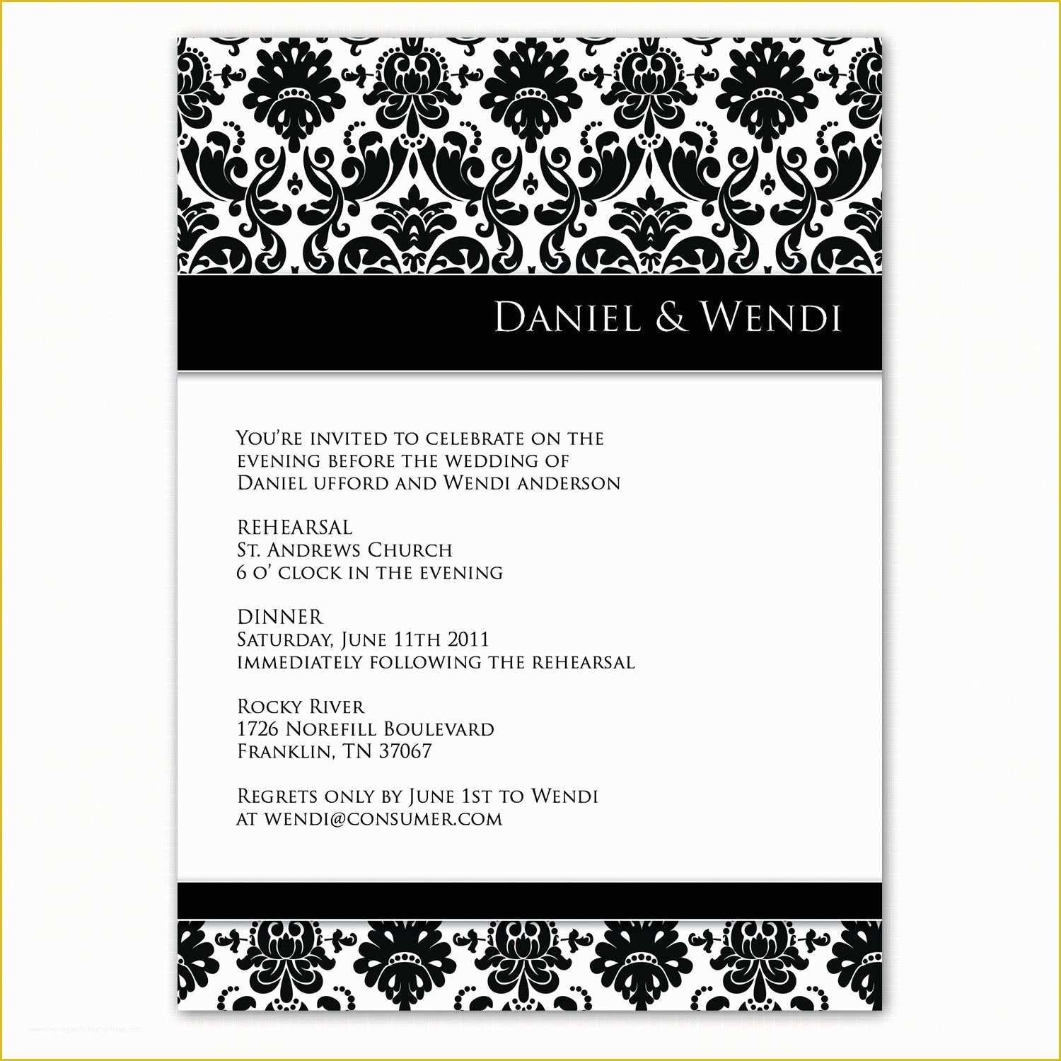 Free Dinner Invitation Template Of Free Dinner Invitation Templates 