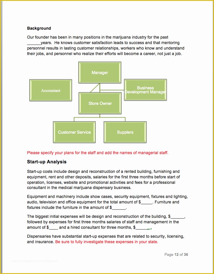 Free Dispensary Business Plan Template Of 17 Best Ideas About Business 