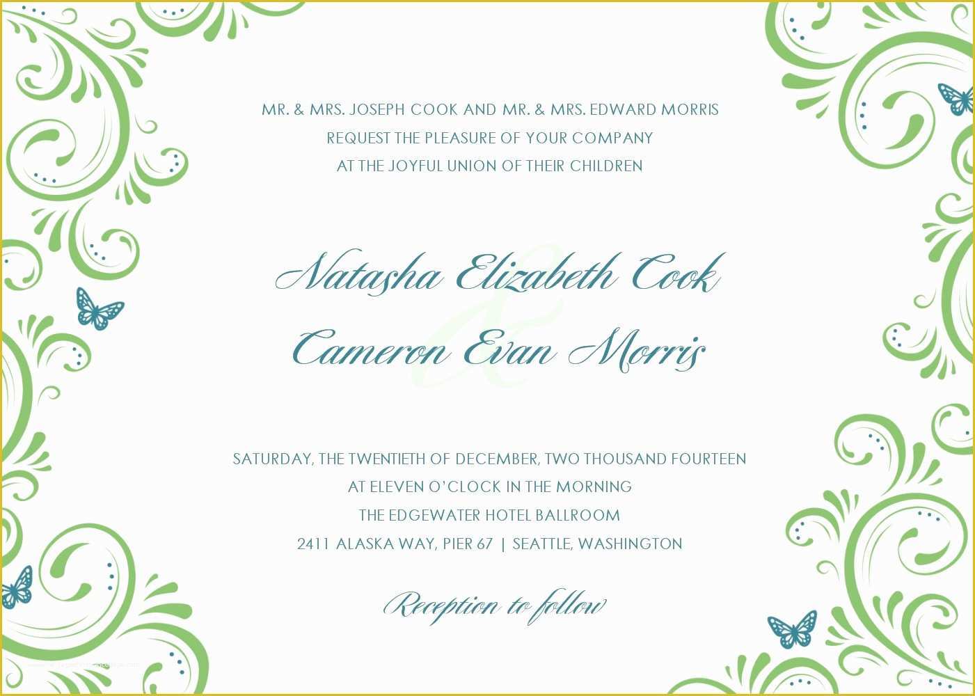 Free Email Wedding Invitation Templates Of Eebcaecfccfe Modern Ideas 