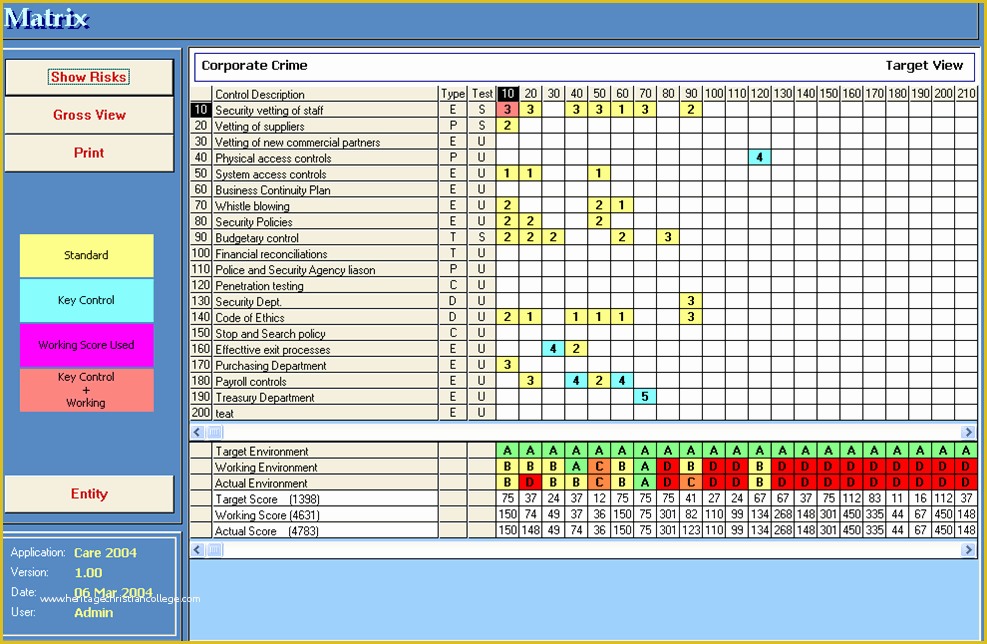  Training Matrix Template Excel Free Download Nisma Info