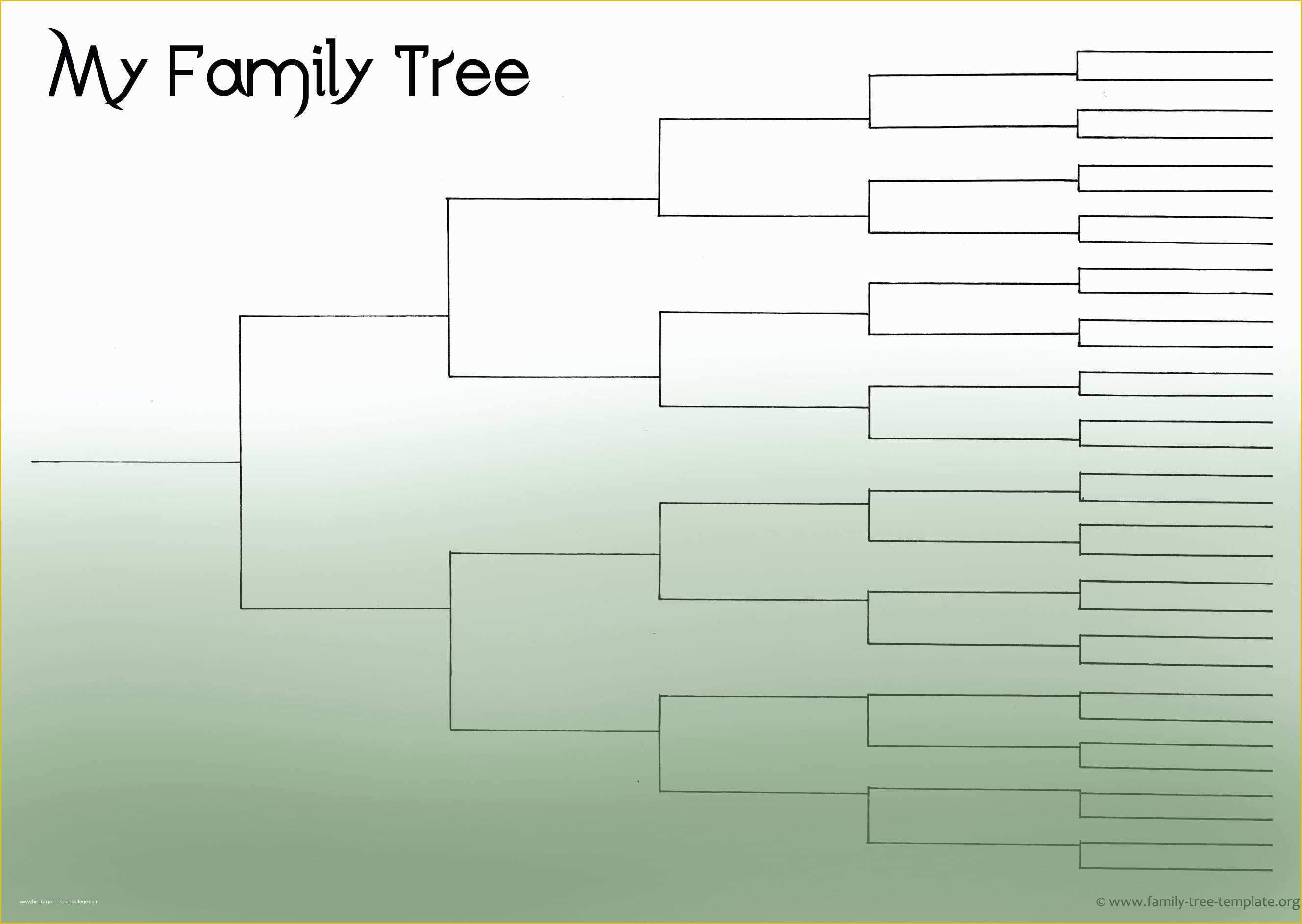 Fill In The Blank Family Tree Template