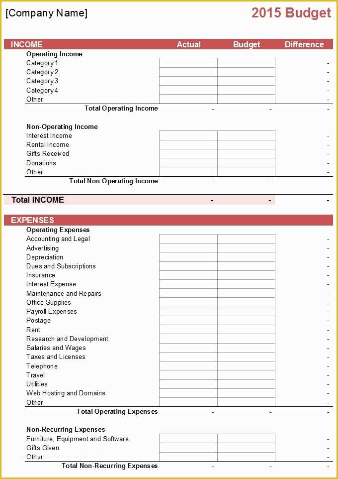 Free Financial Statement Template Of 27 Financial Statement Templates ...