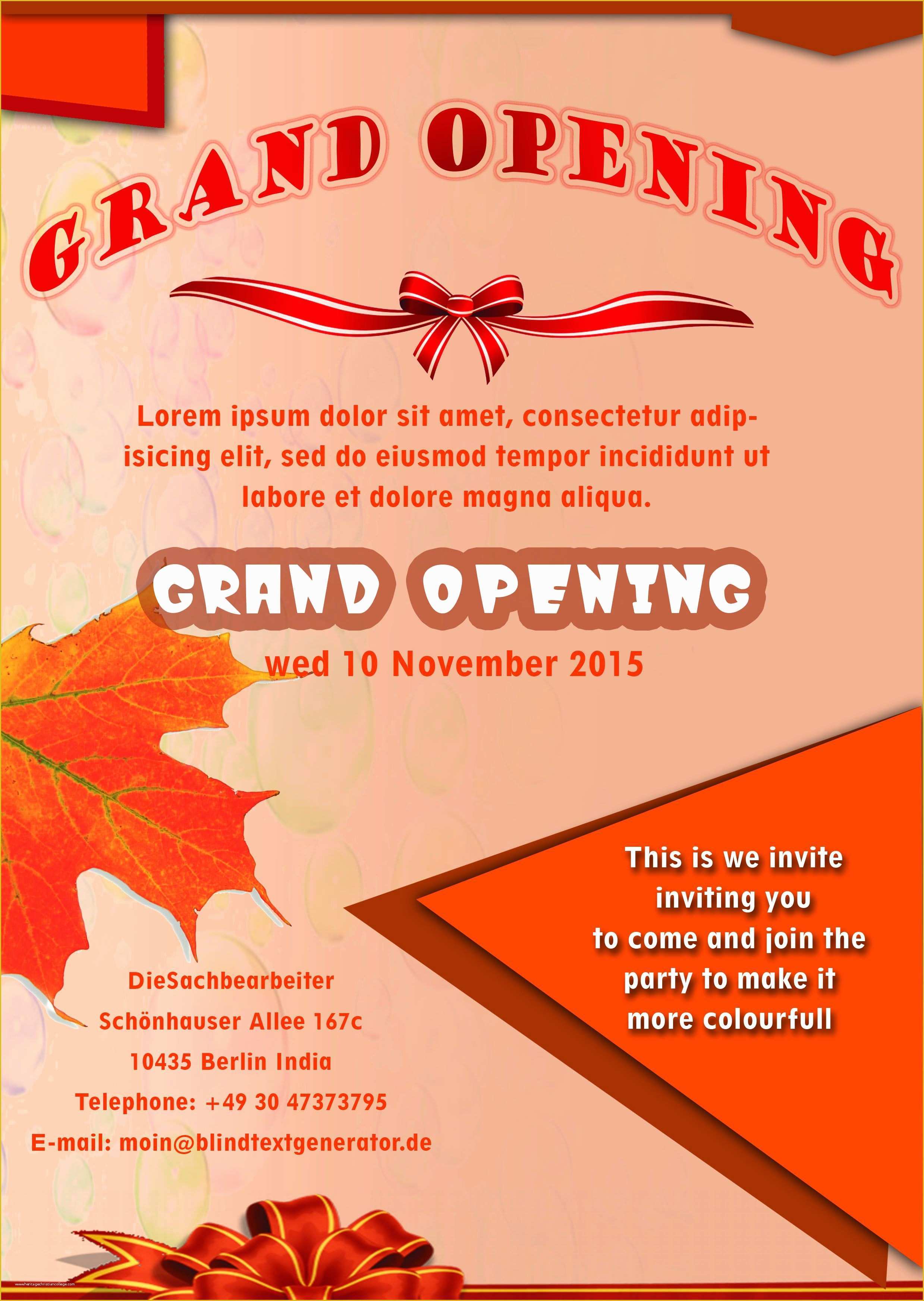 Free Flyer Templates Online Of 20 Grand Opening Flyer Templates Free 