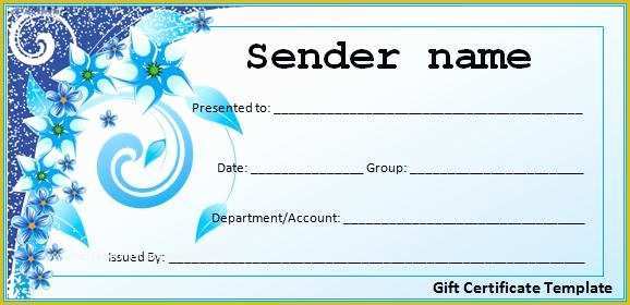 Free Gift Certificate Template Word Of Christmas Gift Certificate Template