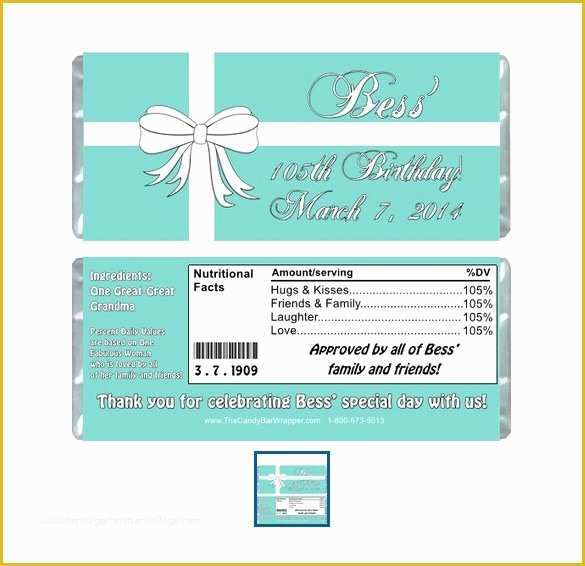 free hershey 80th birthday candy bar wrapper template