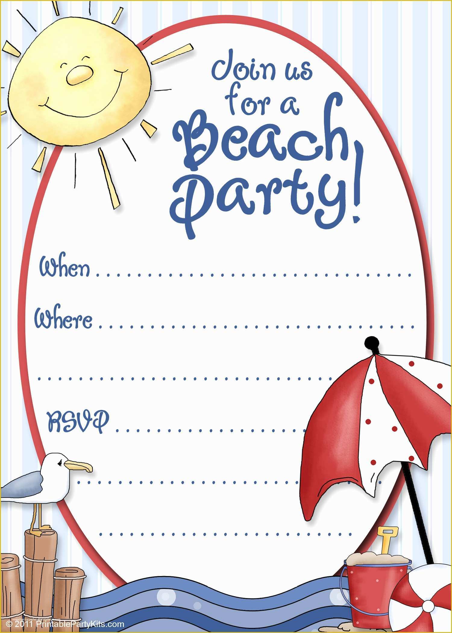 Free Invitation Templates For Word Of Free Party Invitation Template 