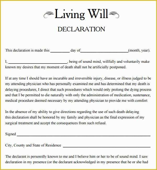 Free Last Will And Testament Template Pdf Of Free Printable Last Will And Testament Blank Forms