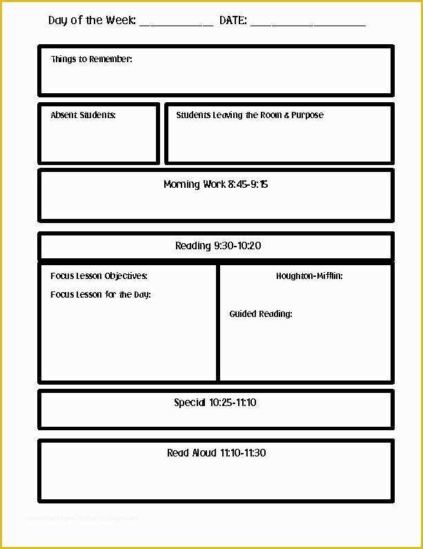 Free Lesson Plan Template Word Of 10 Lesson Plan Template Word Free 