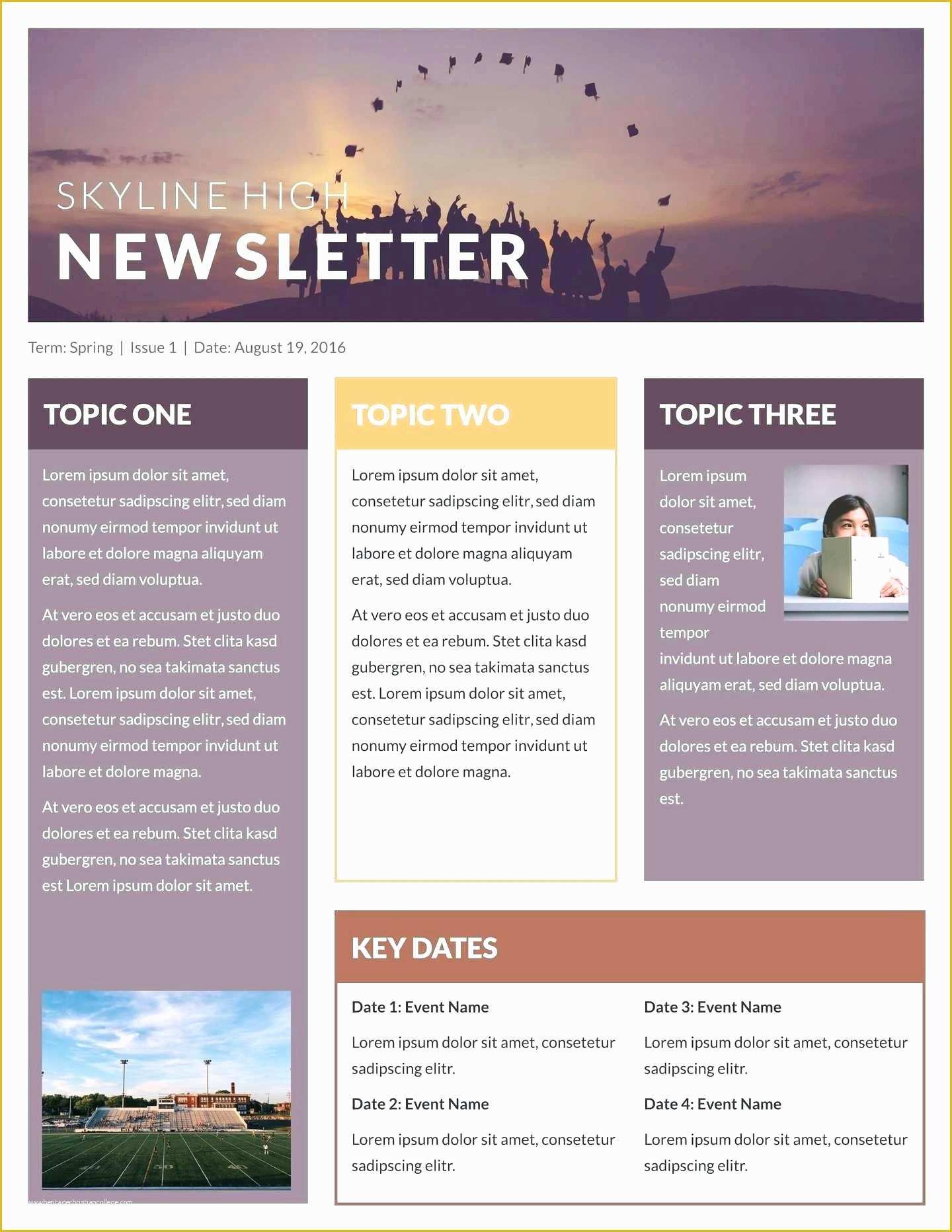 Newsletter Templates Free Google Docs Printable Templates