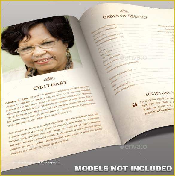 Sample Obituary Funeral Program Wording The Funeral memorial Program 