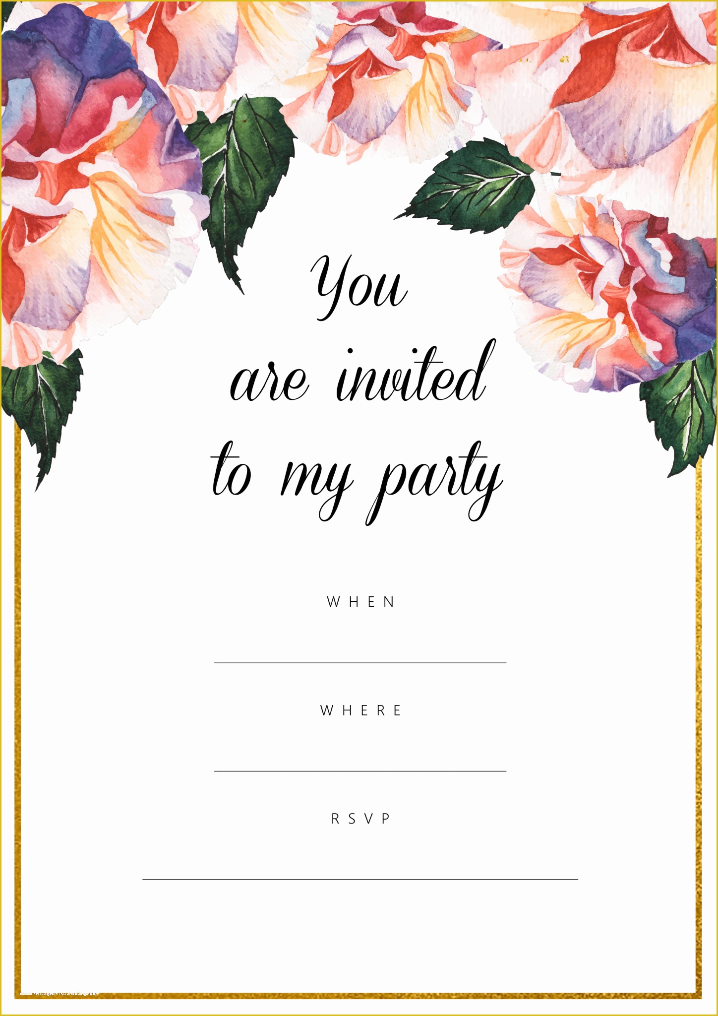 Free Online Invitation Templates Of Free Party Invitations All Free 