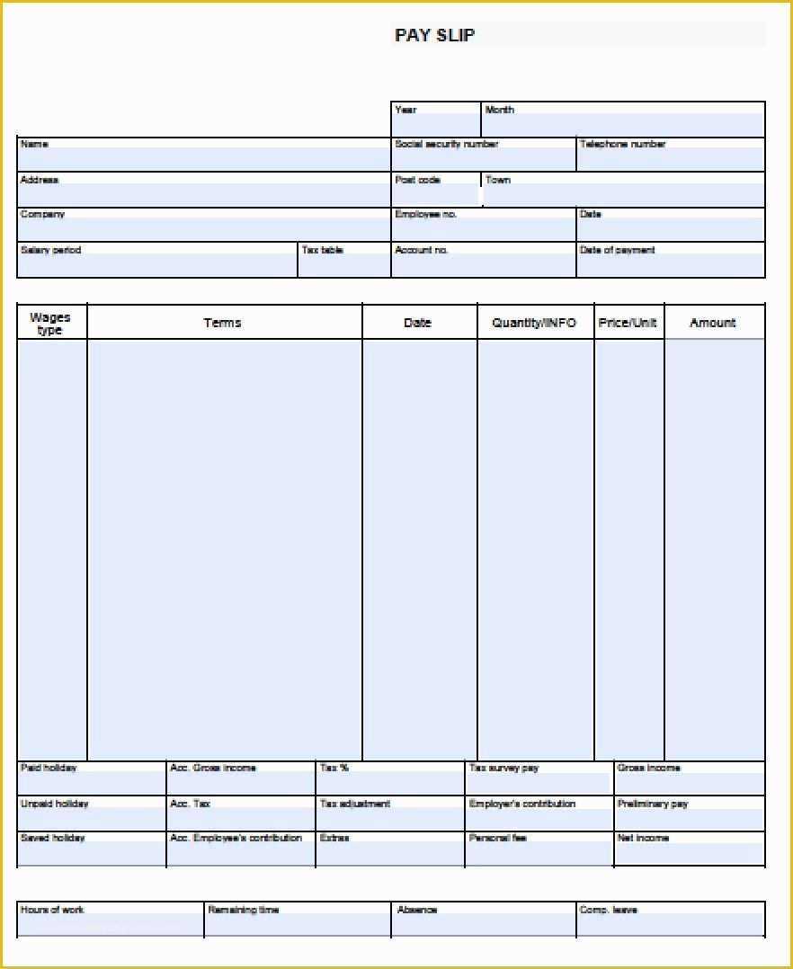 Free Paystub Template Of Check Stub Template Free 