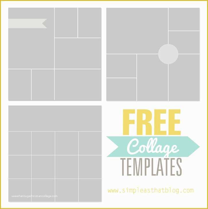 Free Photo Collage Templates Of Free Collage Templates From Simple as that