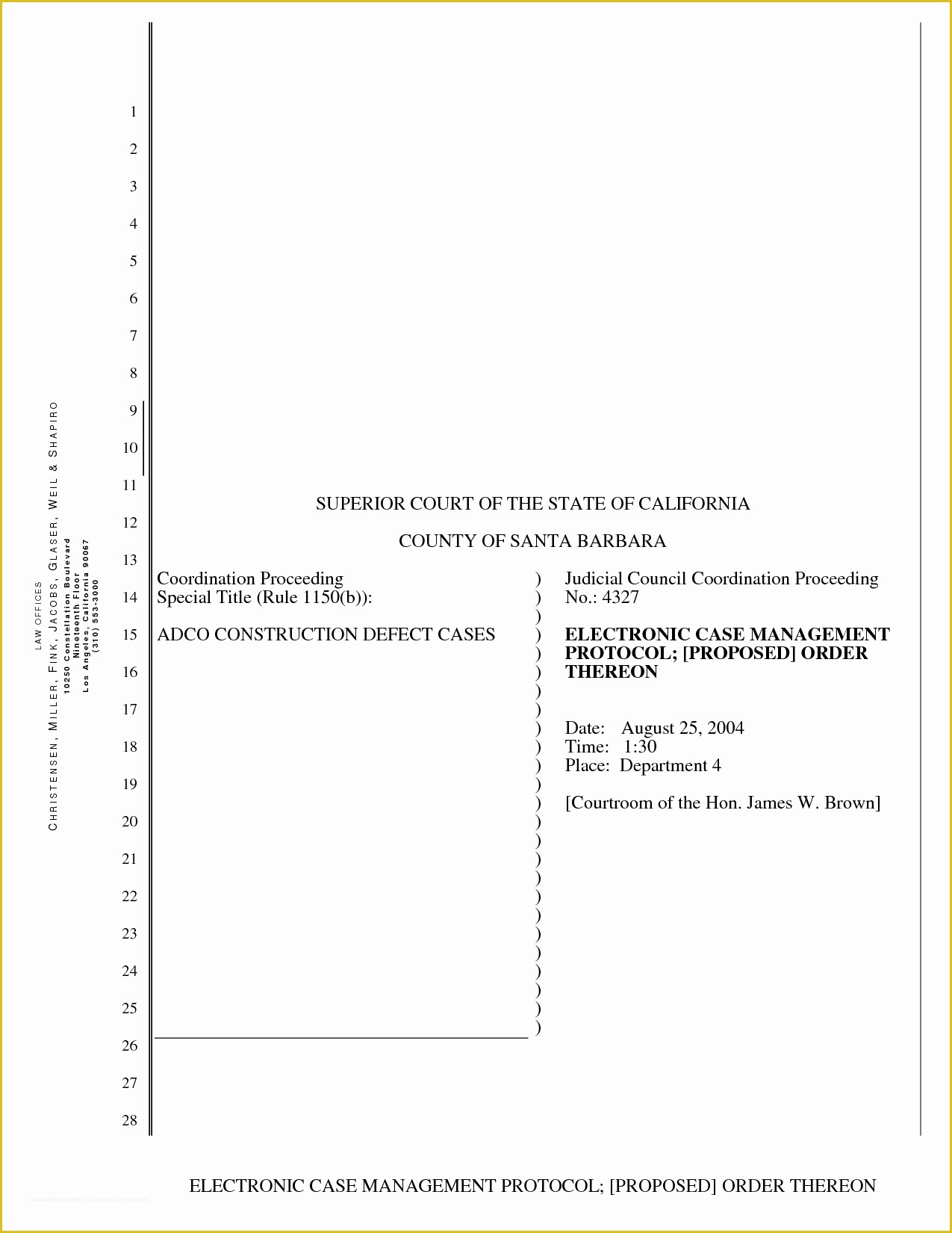 Free Fillable Pleading Paper Template 2023 Template Printable