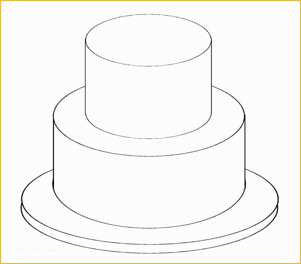 Printable Number Cake Template