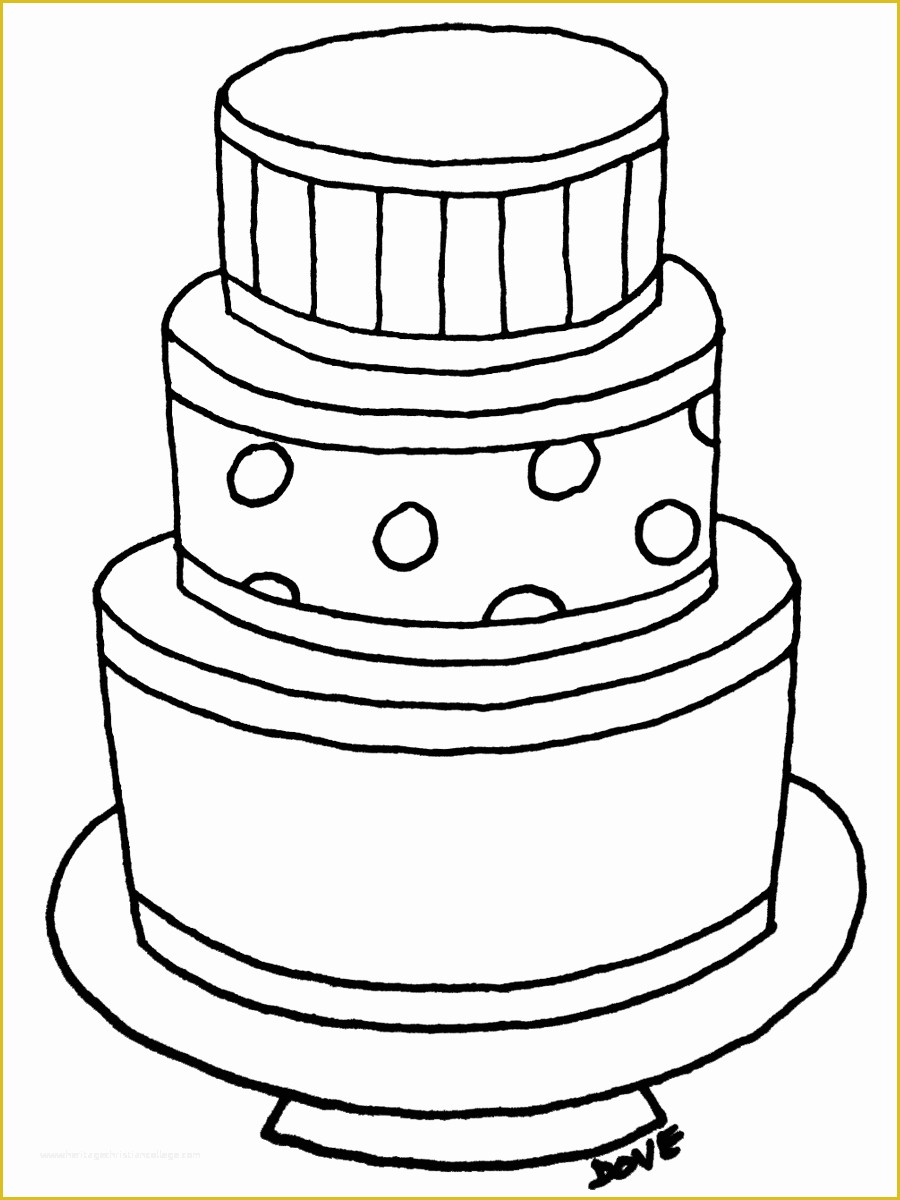 Free Printable Cake Templates Of Best S Of Birthday Cake Outline