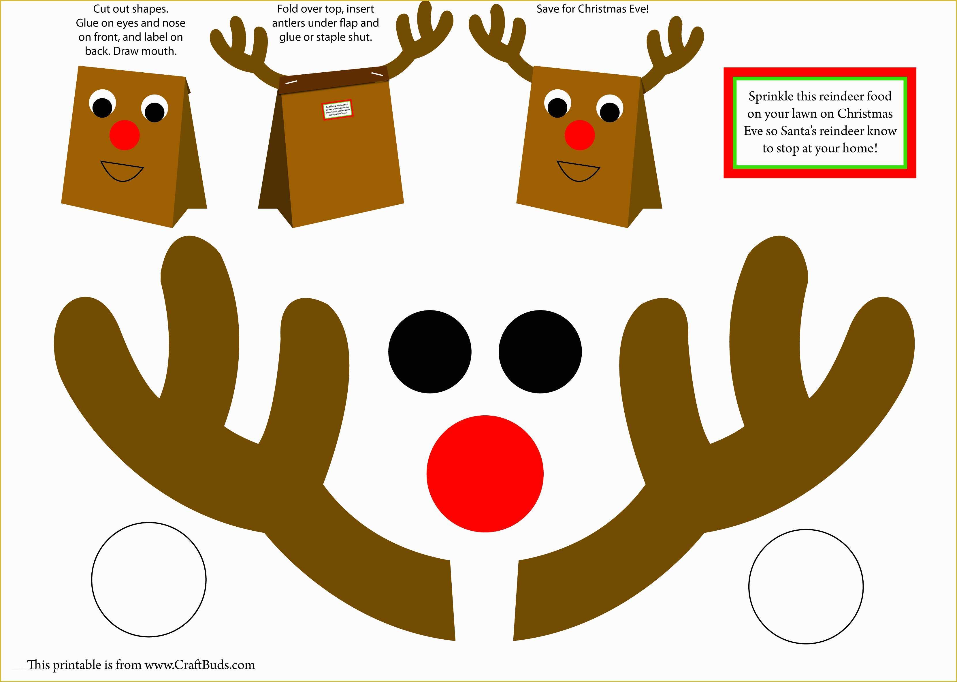 Free Printable Christmas Craft Templates Of Christmas Craft 