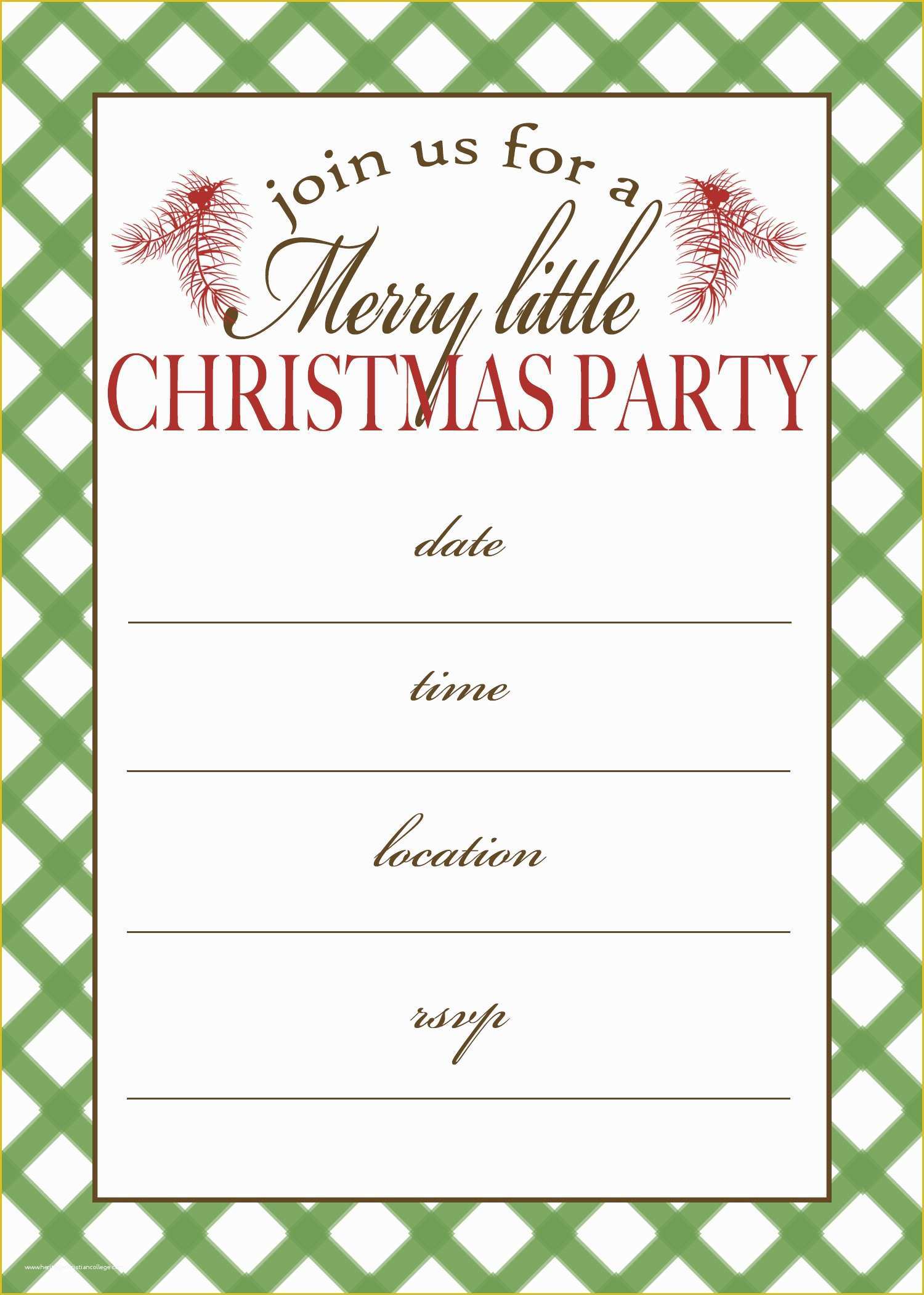 58 Free Printable Christmas Party Flyer Templates