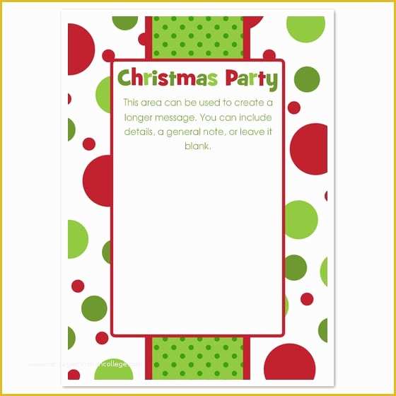 Free Printable Christmas Party Flyer Templates Of Blank Party ...