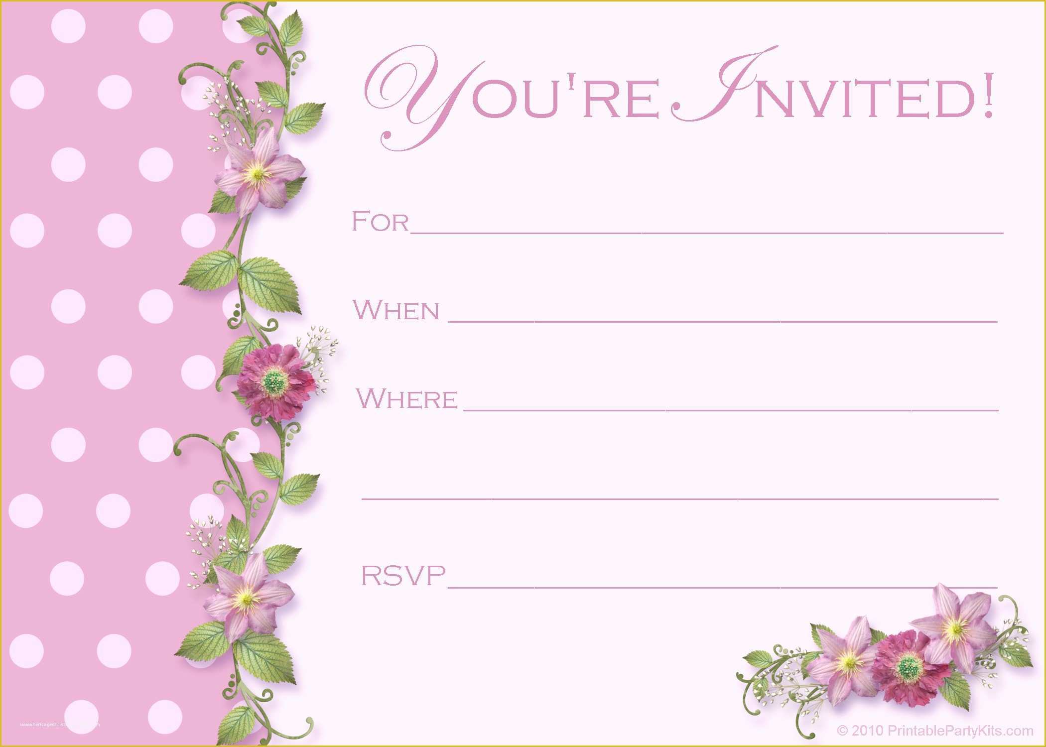 Free Printable Dinner Party Invitations Templates Of Free Printable 