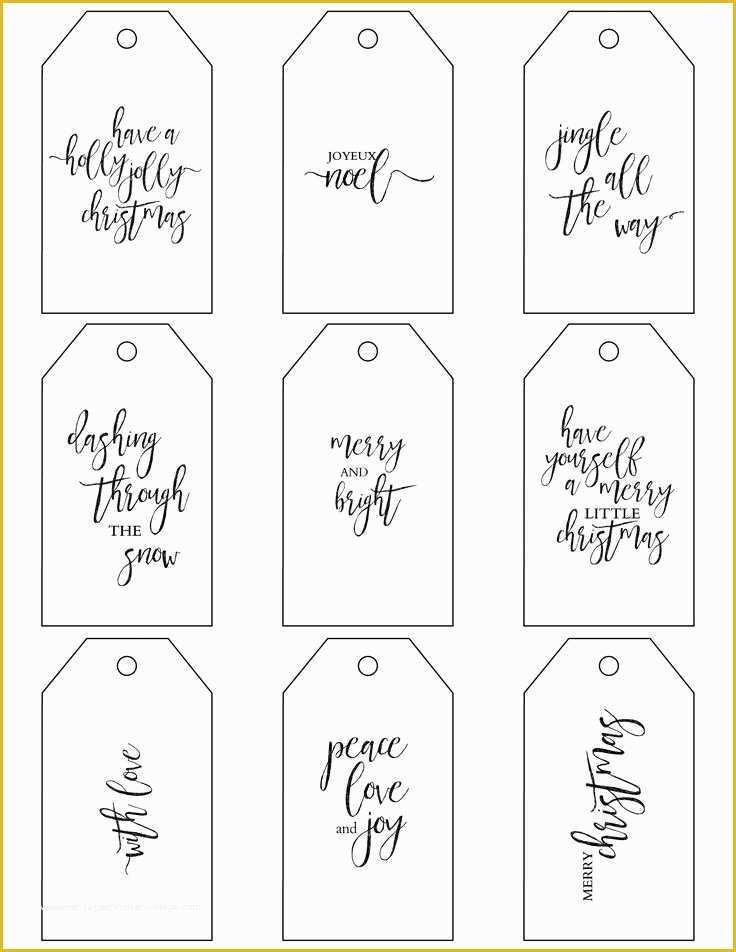 Free Printable Gift Tag Templates for Word Of Best S Of Blank Labels to