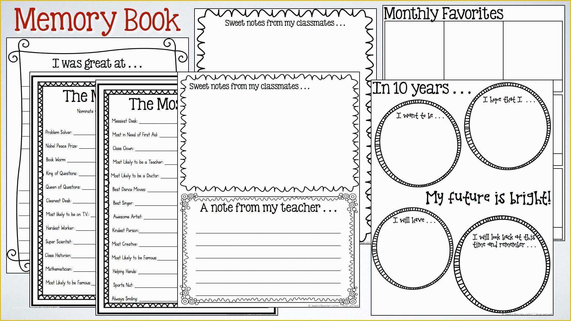 Free Printable Memory Book Templates Of 7 Best Of Dementia Memory Books 