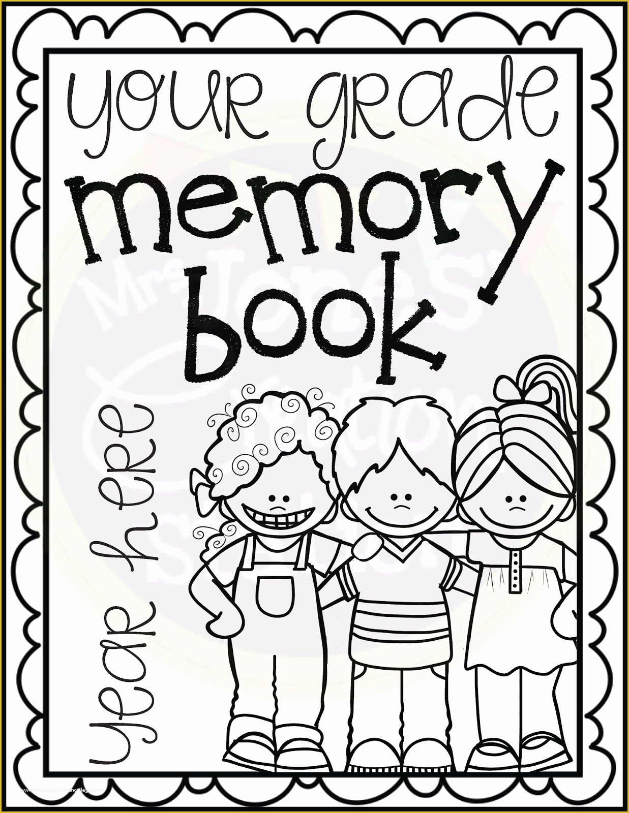 Memory Book Templates