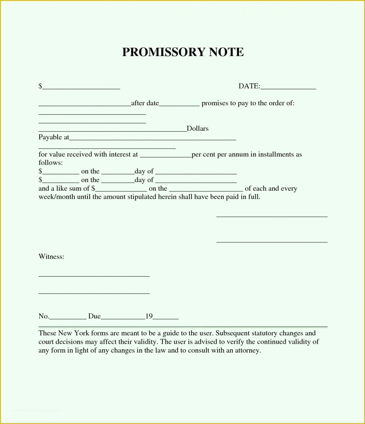 Free Promissory Note Template Word Of Free Promissory Note Template 