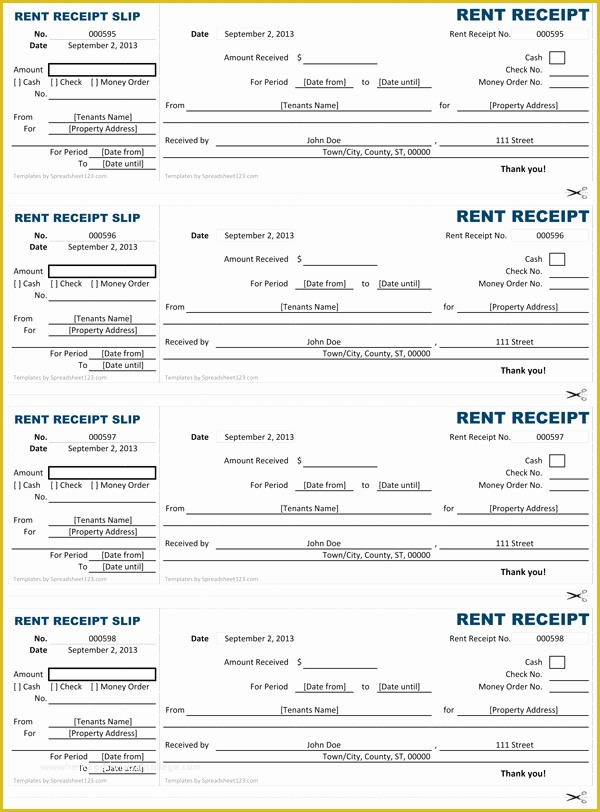 Free Rent Receipt Template Of Rent Receipt Heritagechristiancollege