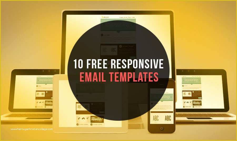 Free Responsive HTML Email Templates Of 10 Free Responsive Email Newsletter Templates