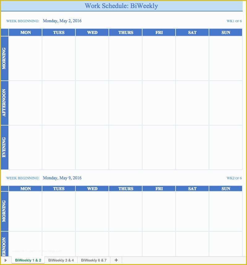 Free Schedule Template Of Free Work Schedule Templates For Word And 