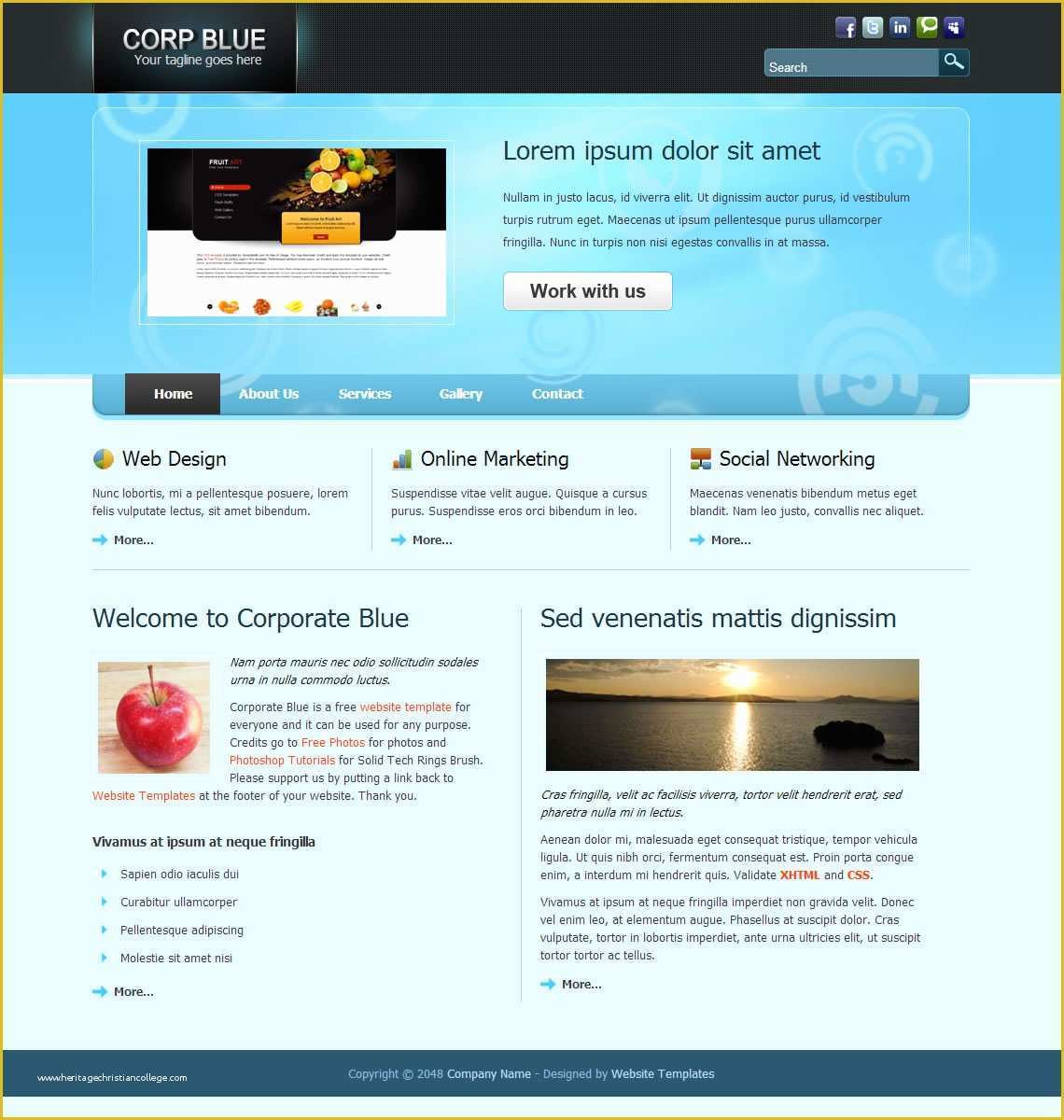 Free Simple HTML Website Templates Of 30 Best Free Landing Page ...